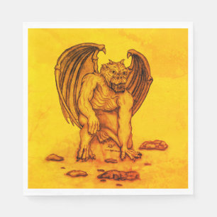 Golem Gargoyle Napkin