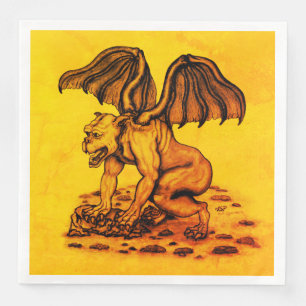 Golem Gargoyle Napkin