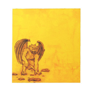 Golem Gargoyle Notepad