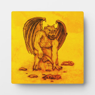 Golem Gargoyle Plaque