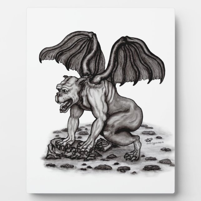 Golem Gargoyle Plaque (Front)