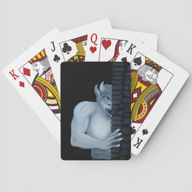 Golem - Gargoyle Playing Cards (Back)