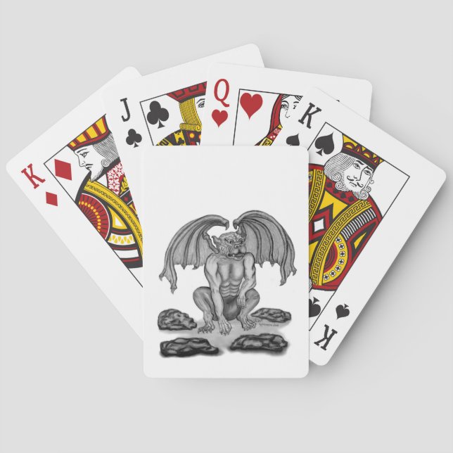 GOLEM Gargoyle Playing Cards (Back)
