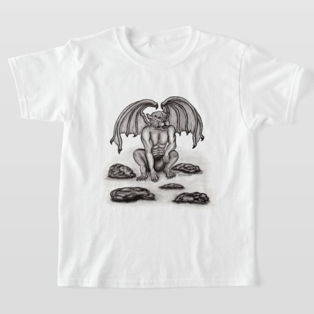 Golem Gargoyle T-Shirt (Laydown)