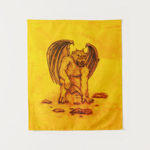 Golem Gargoyle Tapestry