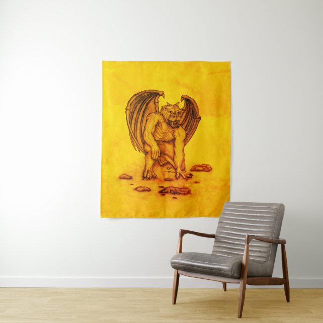 Golem Gargoyle Tapestry (In Situ)