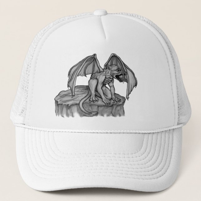 Golem Gargoyle Trucker Hat (Front)