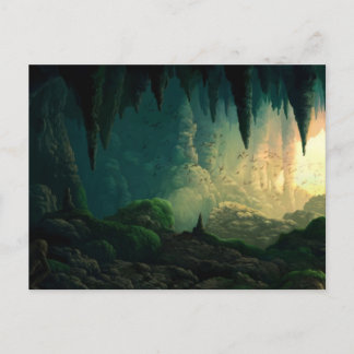 Golem in Cave Postcard