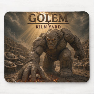 Golem Kiln Yard Dark Realism Mouse Pad