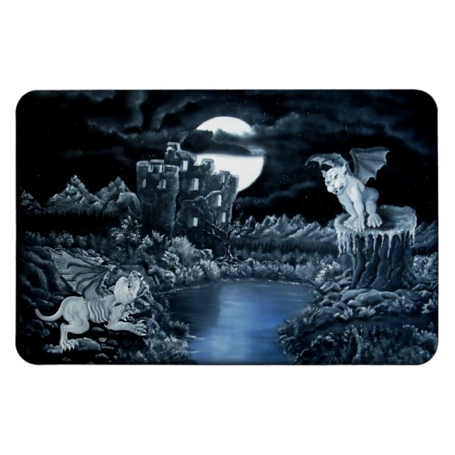 Golem vs Dolem District Fight Magnet (Horizontal)