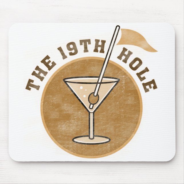 Golf 19th Hole T-shirts and Gifts Mouse Pad (Front)