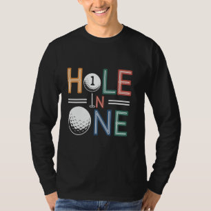 Golf 1st Birthday Hole In One Golfing Party Golfer T-Shirt