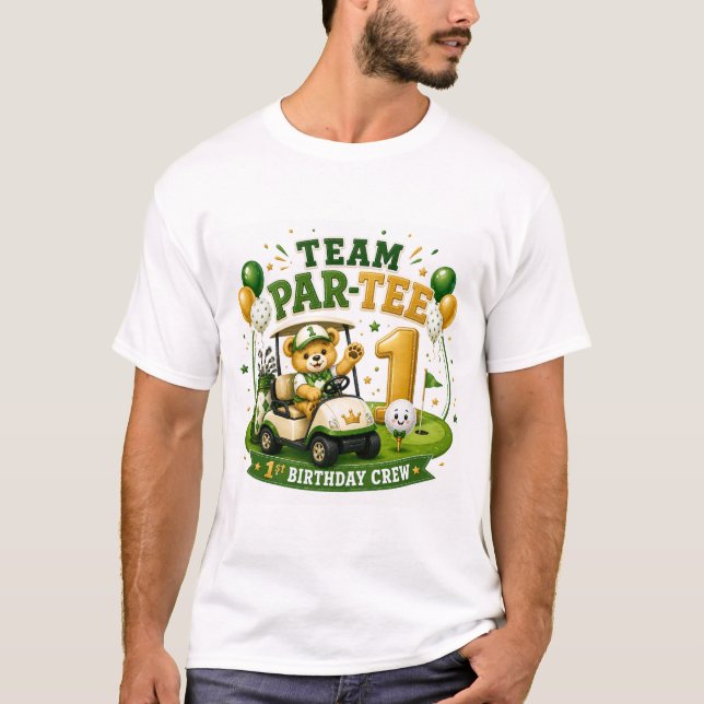 Golf 1st Birthday  T-Shirt (Front)