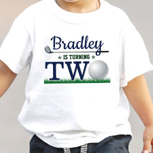 Golf 2nd Birthday Toddler T-Shirt