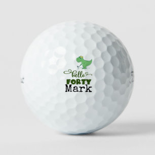 Golf 40th Birthday Par tee thirty party for golfer Golf Balls