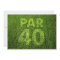 Golf 40th Birthday Party