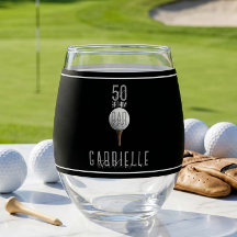 Golf 50 Birthday Golfer Milestone Elegant Party