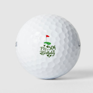 Golf 50th Birthday  for golfer Balls