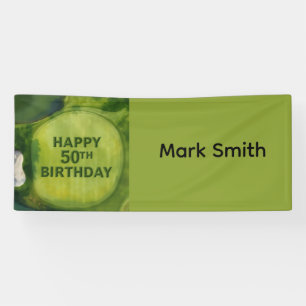 Golf  50th birthday on golf course  banner
