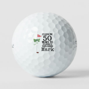 Golf 50th Birthday Par tee thirty party for golfer Balls