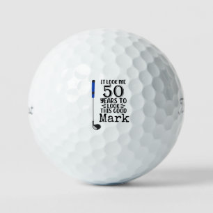 Golf 50th Birthday Par tee thirty party for golfer Golf Balls