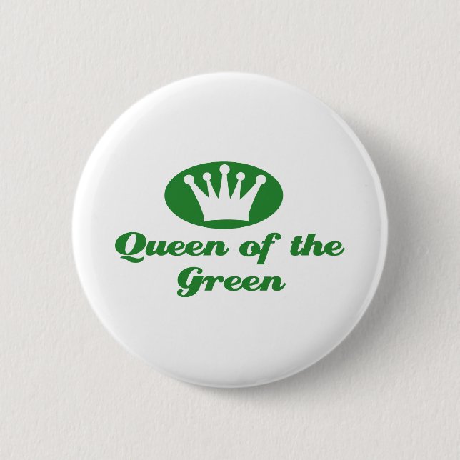 golf 6 cm round badge (Front)
