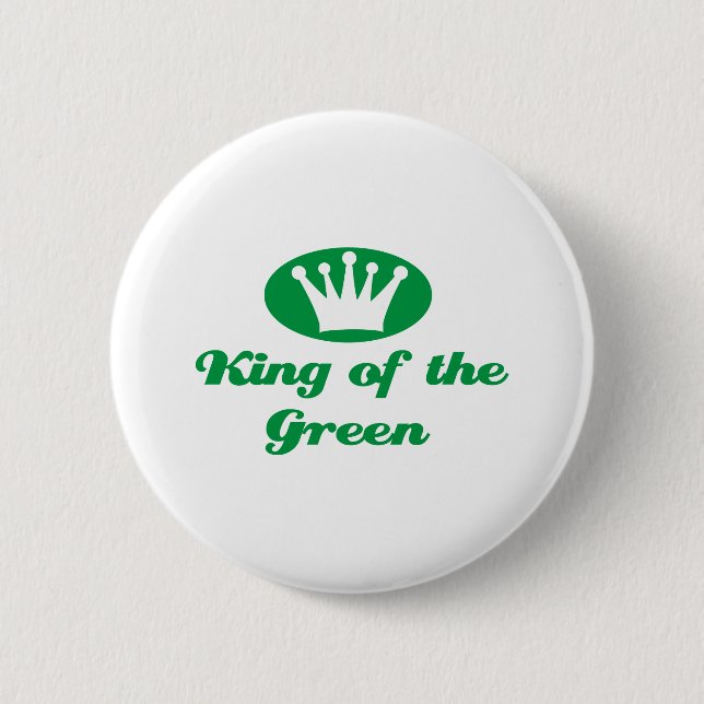 golf 6 cm round badge (Front)