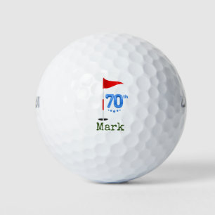 Golf 70th Birthday Balls