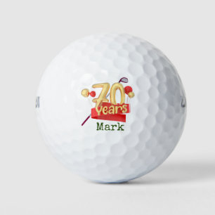 Golf 70th Birthday  Balls