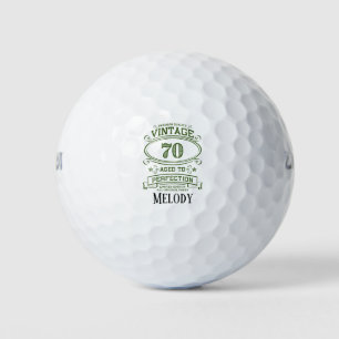 Golf 70th Birthday for golfer Golf Balls