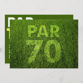 Golf 70th Birthday Party Invitation (Front/Back)