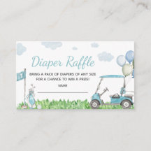 Golf A Little Putter Baby Shower Diaper Raffle