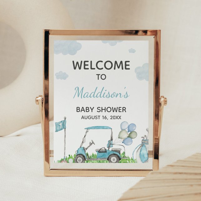Golf A Little Putter Baby Shower Welcome Sign (Creator Uploaded)