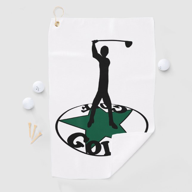 Golf - a wonderful game  golf towel (InSitu)