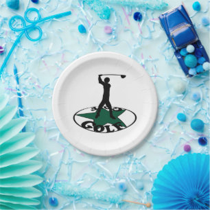 Golf - a wonderful game  paper plate
