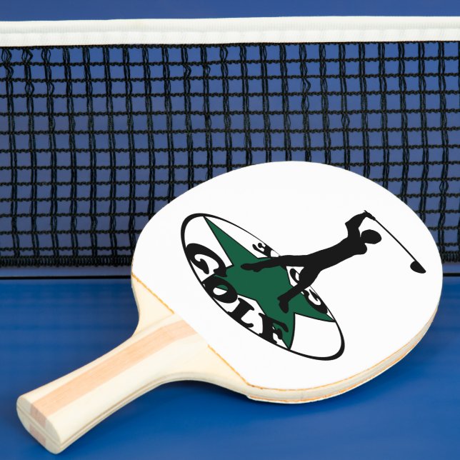 Golf - a wonderful game  ping pong paddle (Insitu)