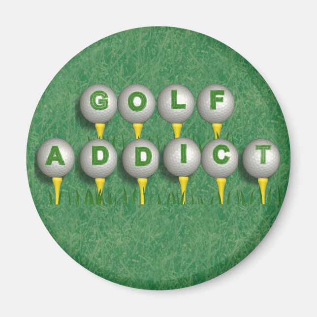 Golf Addict Magnet (Front)