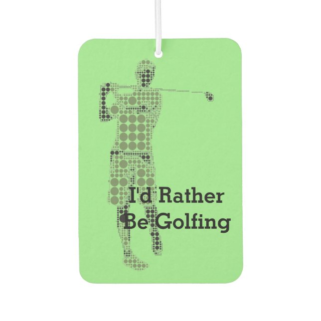 Golf Air Freshener (Front)