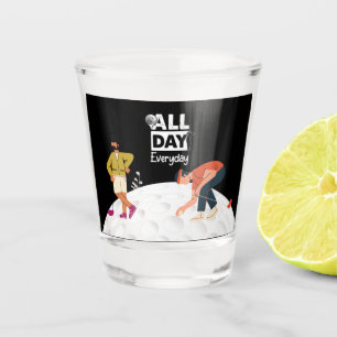 Golf All day every day Shot Glass