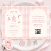 Golf All in One Pink Girl Preppy Baby Shower