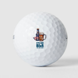 Golf and Beer Golf Balls