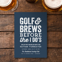 Golf and brews before I do's navy bachelor party