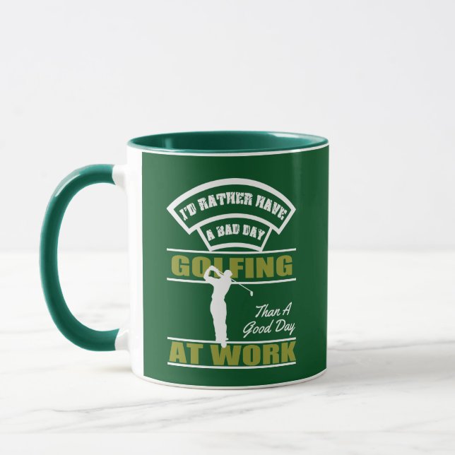 Golf And Work Combo Mug (Left)