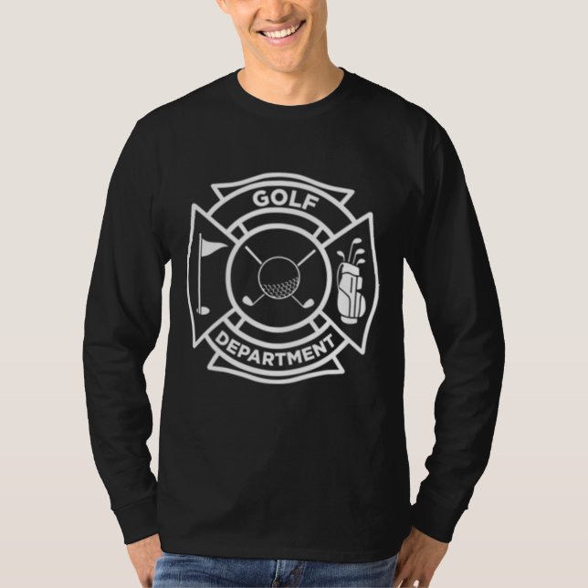 Golf Apparel For Men Funny Cool Golfing Gift Idea  T-Shirt (Front)