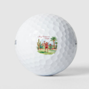 Golf  Arizona Christmas Greeting Golf Balls