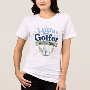 Golf Baby Boy blue themed Tri-Blend Shirt