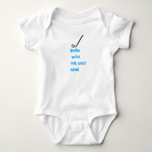 Golf baby boy Born with the golf gene  Bodysuit