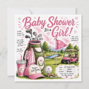 Golf Baby Boy invitation