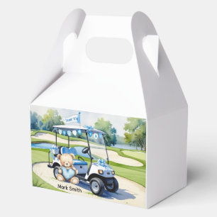 Golf Baby shower Boy Favour Box