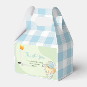 Golf Baby Shower Cute Boy Par-Tee Sports Favour Box